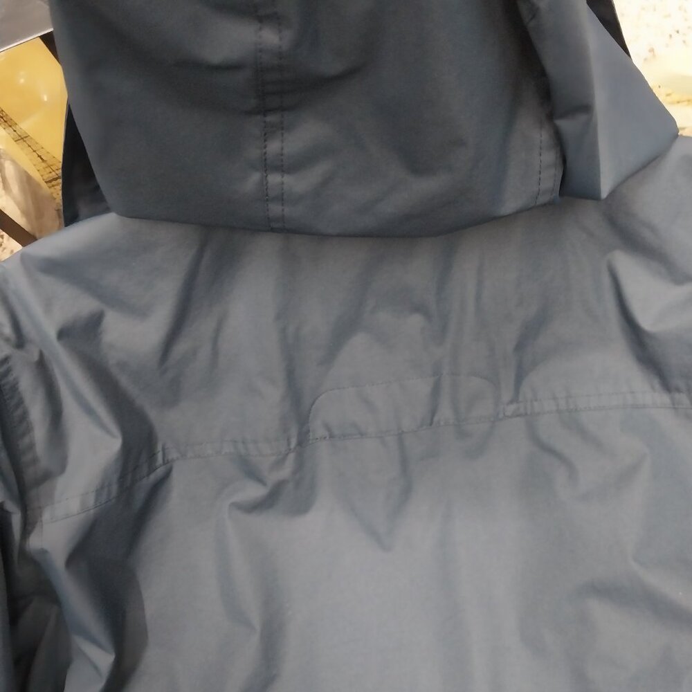3304 Size XL Bass Lined Navy Blue Hooded Winter Coat - Picture 8 of 10